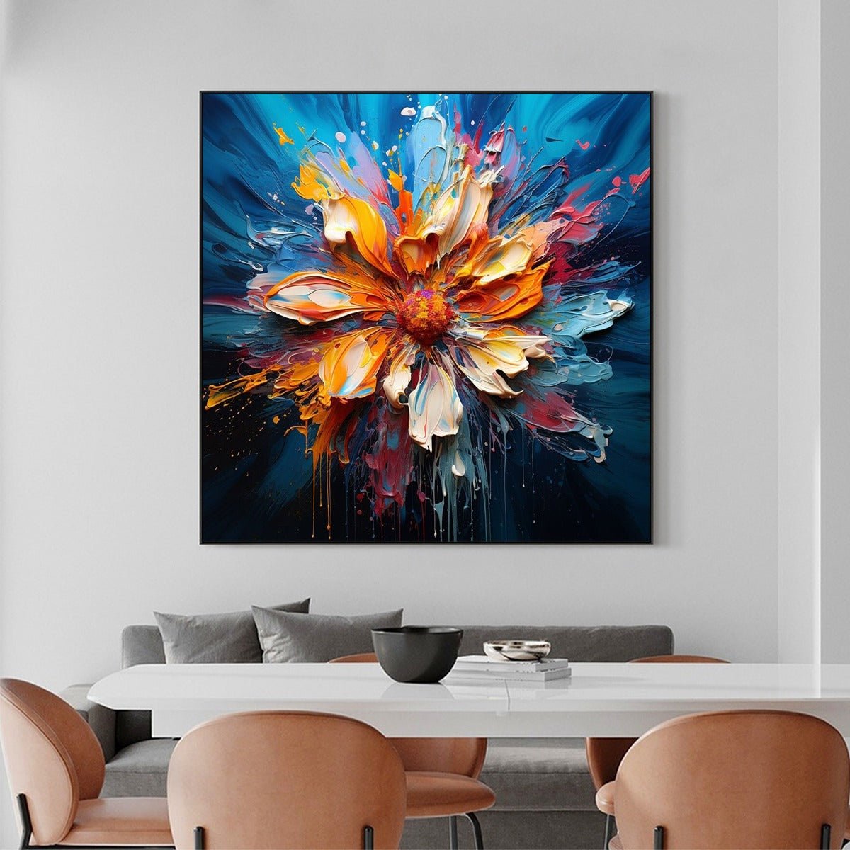 Heavy Texture Palette Knife Wall Art CZ0059 - Viral Wall Art